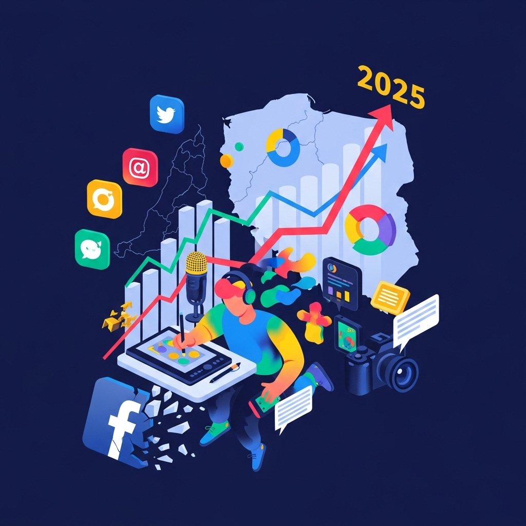 Polska ekonomia twórców 2025: Rewolucja w zarobkach i ucieczka od Facebooka