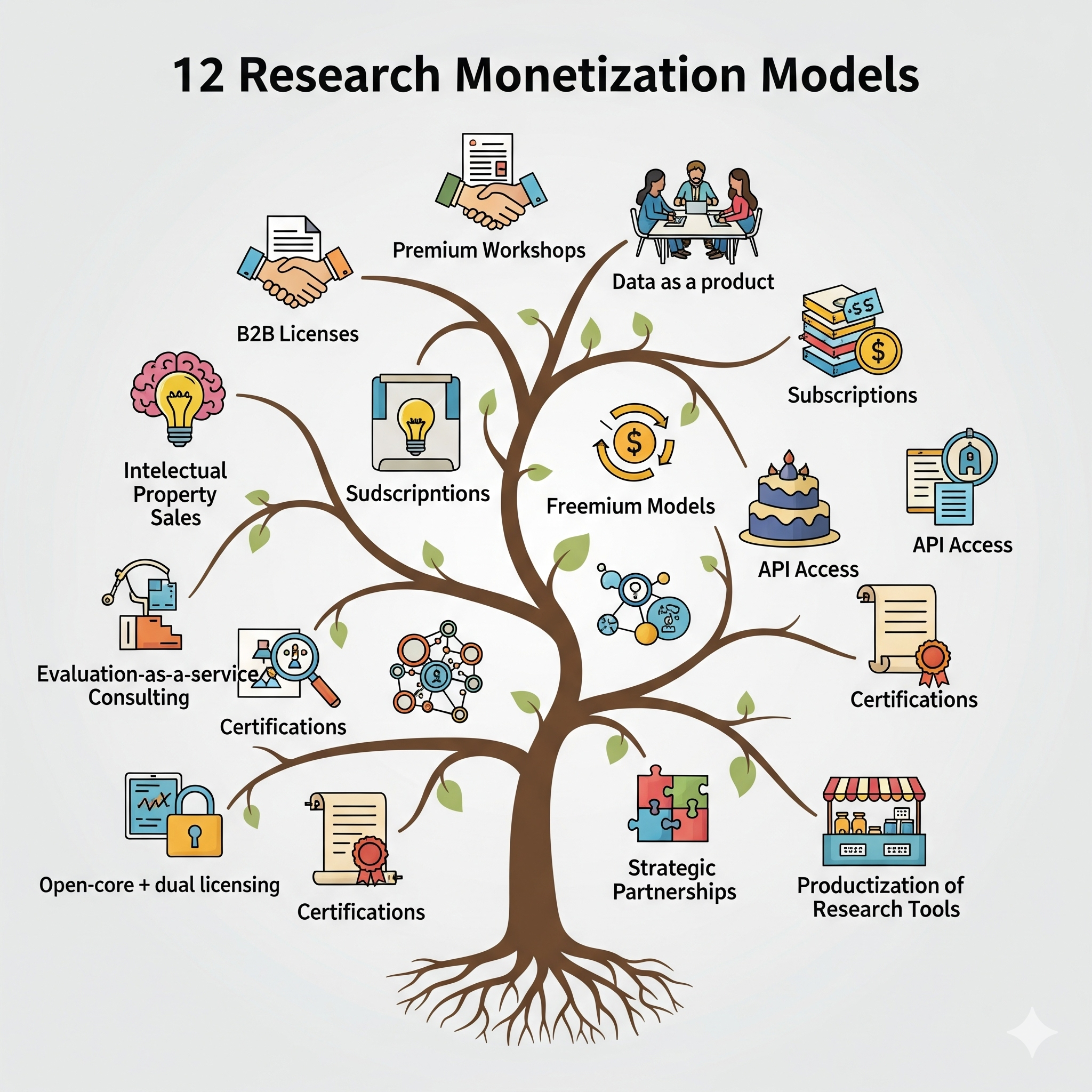 12 modeli monetyzacji badan naukowych