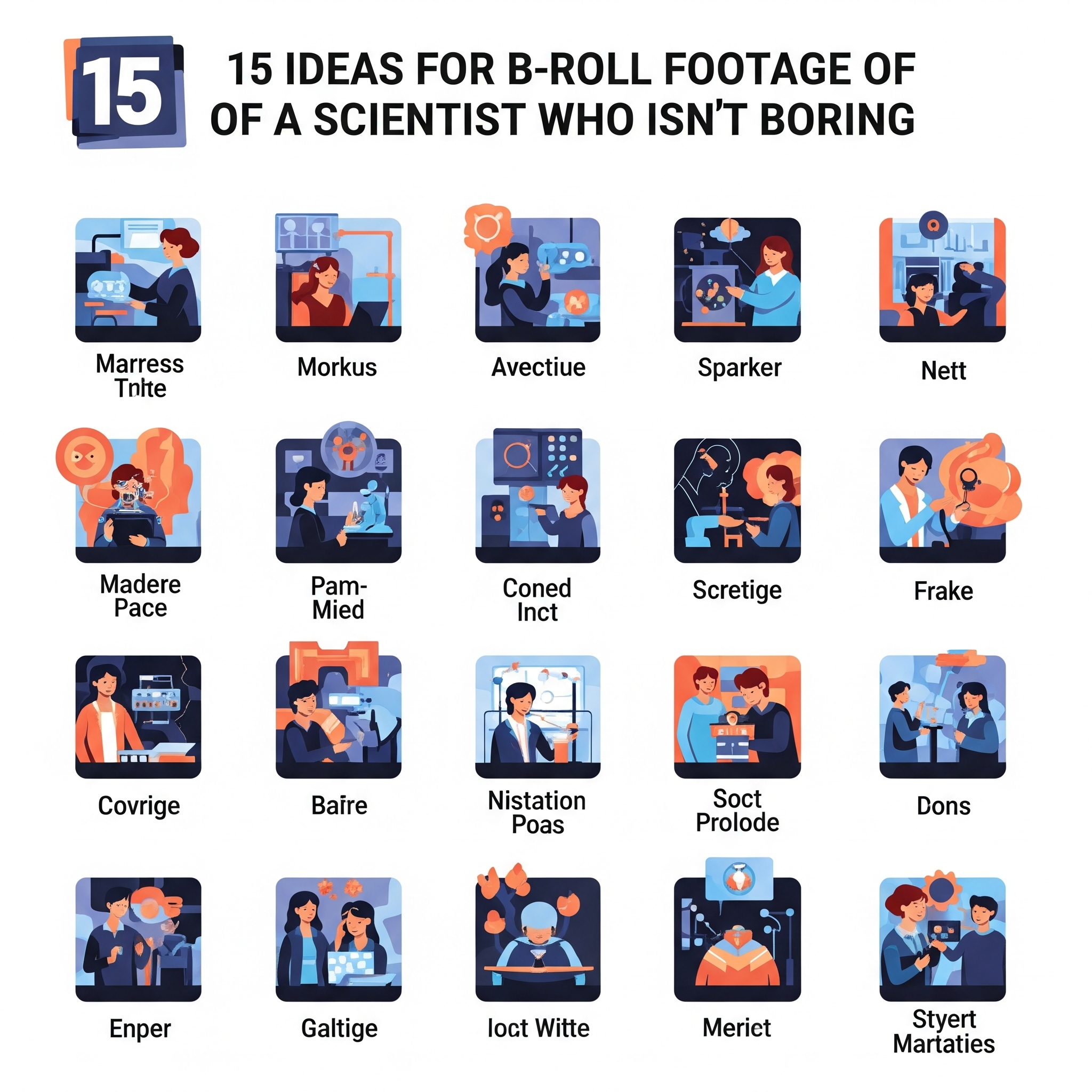 15 kreatywnych pomysłów na b-roll do Twoich naukowych wideo