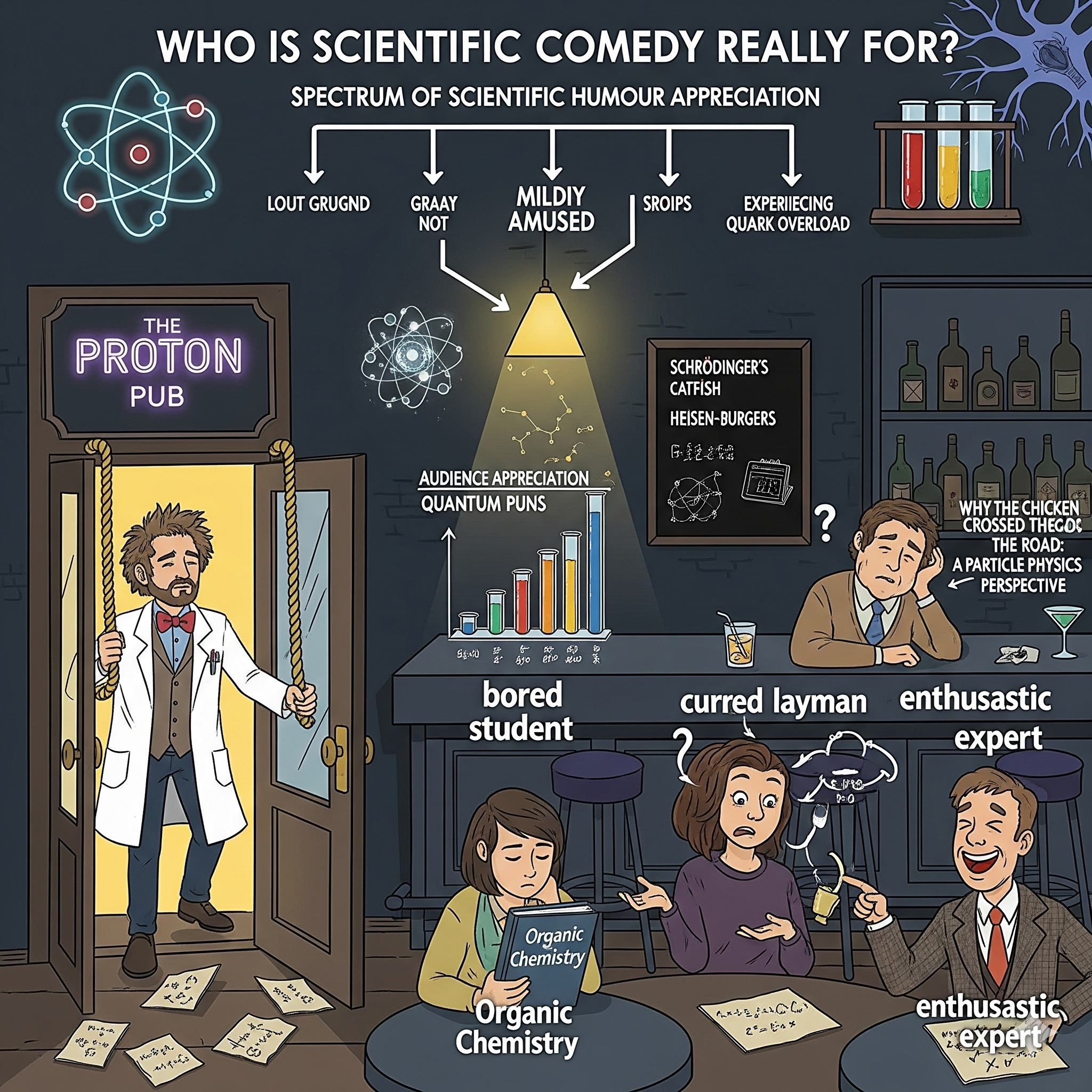 Naukowiec wchodzi do baru