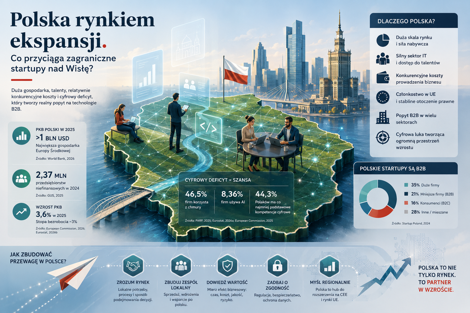 Dlaczego zagraniczne startupy wybierają Polskę