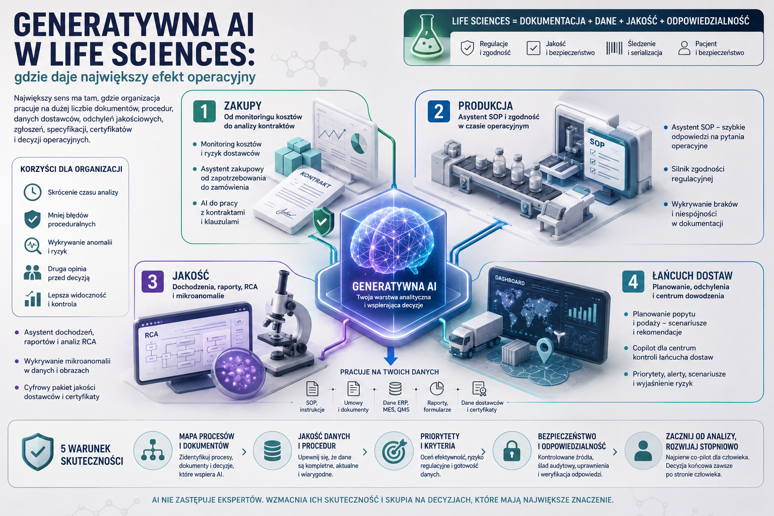 Generatywna AI w life sciences